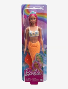 Barbie papusa Sirena Touch of Magic, par roz, coada portocalie, cu bentita - Verificat A · Re-Bloom - Img 5