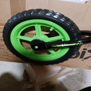 Bixe bicicleta fara pedale, cadru aluminiu, roti 12 inch, varsta 2-5 ani, verde - Verificat A · Re-Bloom - Img 5
