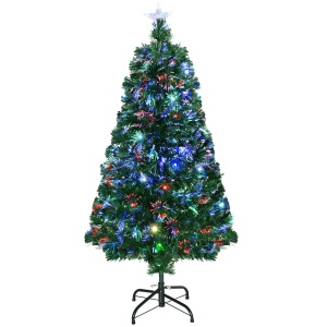 Brad artificial pentru Craciun Re-Bloom, LED, PVC/metal, verde, 60 x 120 cm, Resigilat, Grad A