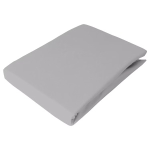 Cearsaf cu elastic 140-160x200-220 cm, bumbac/elastan, lavabil 60°C, gri - Verificat A · Re-Bloom - Img 4