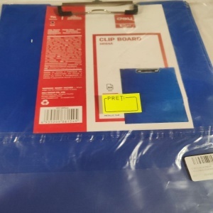 Clipboard Deli, dublu, albastru, Resigilat, Grad A - Img 2