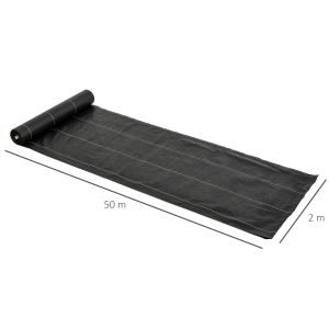 Folie pentru gradina Re-Bloom, polipropilena PP, 50x2 m, negru - Verificat A · Re-Bloom - Img 3