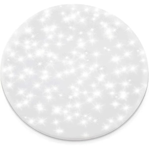 Lumare plafoniera Starry Sky LED, 24W, 2000lm, diametru 315mm, rotunda, 2700K alb cald, efect sclipici cer instelat - Verificat A · Re-Bloom