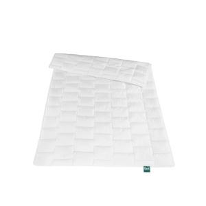 Pilota Denver, poliester/microfibra, alb, 155 x 220 x 2,5 cm