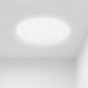 Plafoniera, 24 W, 2000 lm, Diametru 315 mm, Rotund, 2700 K Alb cald, cu efect de sclipici, Resigilat, Grad A - Img 3