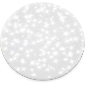 Plafoniera, 24 W, 2000 lm, Diametru 315 mm, Rotund, 2700 K Alb cald, cu efect de sclipici, Resigilat, Grad A