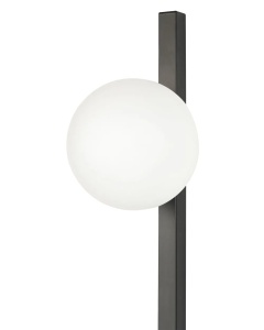 Produs Resigilat Aplica de perete Re-Bloom Isabella, metal/sticla, 15x17x55 cm, E14 max 40W, 230V, IP20, bec neinclus, alb/negru - Verificat A - Img 4