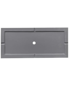 Produs Resigilat Ghiveci Re-Bloom Myra, argila fibroasa, 80x37x37 cm, rezistent UV, orificiu drenaj, gri - Verificat A - Img 4