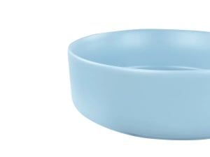 Produs Resigilat Lavoar pentru baie Re-Bloom Gudar, ceramica, 37x37x12 cm, scurgere 35mm, albastru - Verificat A - Img 5
