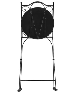 Produs Resigilat Set 2 scaune de gradina Re-Bloom Civita, fier/ceramica, 40x45x90 cm, 150 kg, multicolor - Verificat A - Img 4
