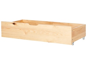 Produs Resigilat Set 2 sertare de depozitare pentru pat Re-Bloom Epaney, lemn de pin, 99x45x22 cm, natur - Verificat A