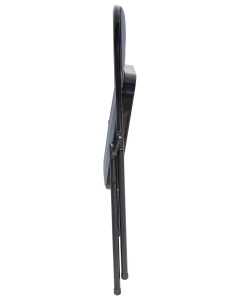 Produs Resigilat Set 4 scaune pliabile Re-Bloom Sparks, plasa/fier, 45x47x77 cm, sezut 36x37 cm, 150 kg, gri inchis/negru - Verificat A - Img 4