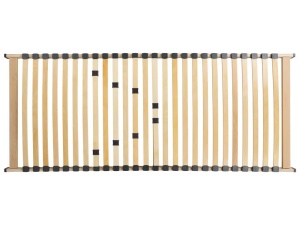 Produs Resigilat Somiera cu sipci Re-Bloom Vouziers, 80x200 cm, 30 lamele, lemn fag/mesteacan, 100 kg, maro - Verificat A - Img 2