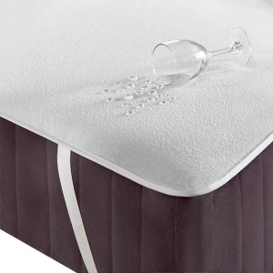 Protectie saltea, 80% poliester/20% bumbac, 140x200 cm, lavabil 40°C, alb - Verificat A · Re-Bloom - Img 4