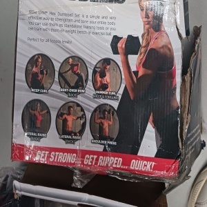 Set 2 gantere Iron Gym, 2x4 Kg, premium, Vinil, Negru, Resigilat, Grad A - Img 3