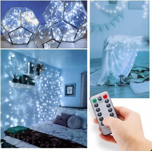 Set de 4 instalatii Stanbow, LED, alb, 5 m - Img 3