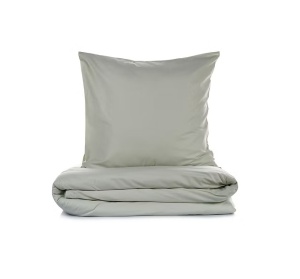 Set husa pilota si o fata de perna Re-Bloom, bumbac, verde salvie, 155 x 120 cm / 80 x 80 cm, Resigilat, Grad A
