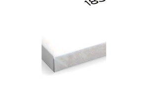 Tablou decorativ Re-Bloom, panza/lemn, alb/negru, 40 x 60 cm - Img 2