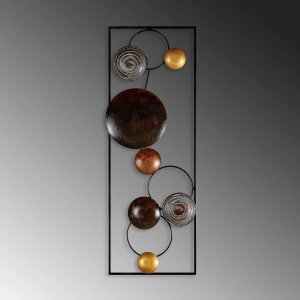 Wallxpert decor de perete metal, 32x90x4 cm, multicolor - Verificat A · Re-Bloom - Img 5
