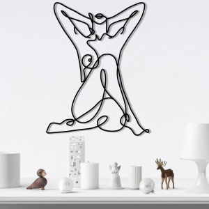 Wallxpert decor de perete metal, 38x50 cm, grosime 1.2mm, negru - Verificat A · Re-Bloom - Img 3