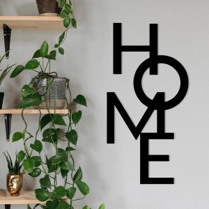 Wallxpert decor perete, metal 100%, 34.5x68 cm, grosime 1.2mm, negru - Verificat A · Re-Bloom - Img 3