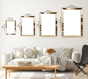 Wallxpert set 3 tablouri decorative MDF/plexiglas, 40x60 cm, MDF 3mm, cadru plexiglas 100%, multicolor - Verificat A · Re-Bloom - Img 3