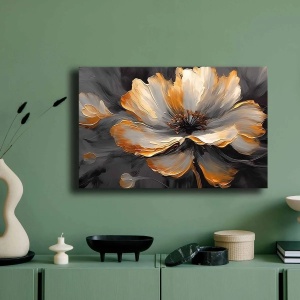 Wallxpert tablou decorativ canvas 45x70 cm, panza 100% grosime 2.8mm, rama lemn pin 100%, multicolor - Verificat A · Re-Bloom - Img 3