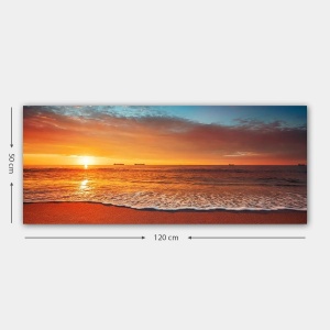 Wallxpert tablou decorativ canvas, 50x120 cm, panza 100%, cadru lemn 100% grosime 3 cm, format panoramic, multicolor - Verificat B · Re-Bloom - Img 3