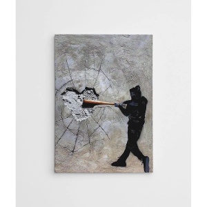 Wallxpert tablou decorativ canvas, 70x100 cm, 50% bumbac/50% poliester, imprimare digitala, cadru lemn 2x3 cm, multicolor - Verificat A · Re-Bloom - Img 3