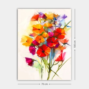 Wallxpert tablou decorativ canvas, 70x100 cm, panza 100%, cadru lemn 100% grosime 3 cm, multicolor - Verificat A · Re-Bloom - Img 3