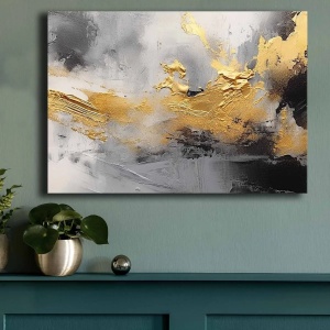 Wallxpert tablou decorativ canvas 70x100 cm, panza 100% grosime 2.8mm, rama lemn pin 100%, multicolor - Verificat A · Re-Bloom - Img 3