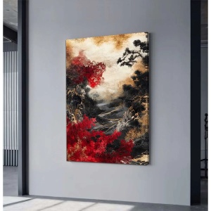 Wallxpert tablou decorativ canvas, 70x100 cm, panza 100% grosime 3mm, rama lemn pin 100%, multicolor - Verificat A · Re-Bloom - Img 3