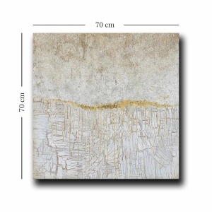 Wallxpert tablou decorativ canvas 70x70 cm, panza 100% grosime 2.8mm, rama lemn pin 100%, multicolor - Verificat A · Re-Bloom - Img 3