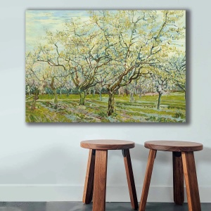 Wallxpert tablou decorativ canvas Vincent van Gogh 70x100 cm, panza 100%, cadru lemn 100% grosime 2.8 cm, multicolor - Verificat A · Re-Bloom - Img 3