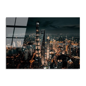 Wallxpert tablou decorativ pe sticla temperata, 70x100 cm, sticla 100% grosime 4mm, multicolor - Verificat A · Re-Bloom