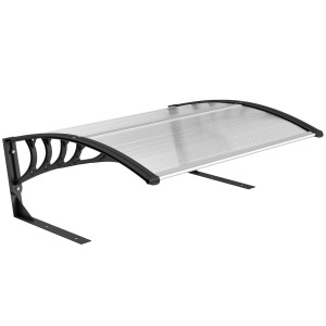 Acoperis exterior pentru masina de tuns iarba Re-Bloom, metal/PC/aluminiu/PP, 100x81x43 cm, impermeabil, protectie UV30+, alb/negru - Verificat A · Re-Bloom