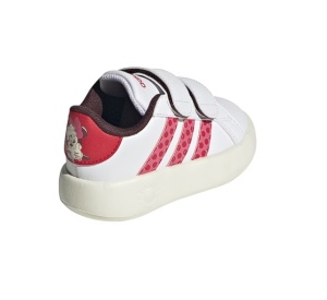 Adidas Sportswear, Pantofi sport Disney Minnie Mouse Grand Court 2.0, Rosu, Alb, 25.5 EU, Resigilat, Grad A - Img 3