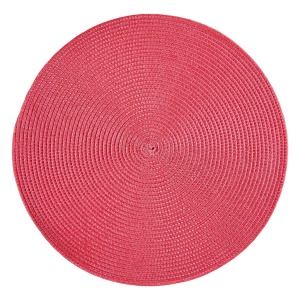 Ambiente napron rotund 90% polipropilena, diametru 38 cm, usor de intretinut, rezistent, roz - Verificat A · Re-Bloom - Img 1