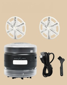 Aparat de curatat scame cu functie de aspirare Stn, ABS, negru, 220 V, 8,5 x 8,5 x 8,8 cm - Img 3
