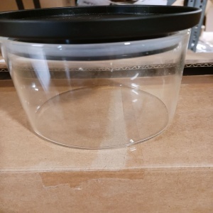 Belle Vous set 10 recipiente sticla borosilicata cu capac silicon etans, 160ml, 9.5x8 cm, transparent - Verificat A · Re-Bloom - Img 6