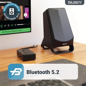 Boxe PC active cu Subwoofer, Majority, Bluetooth, stereo, 2.1, DX30, 80 W, Resigilat, Grad A - Img 3