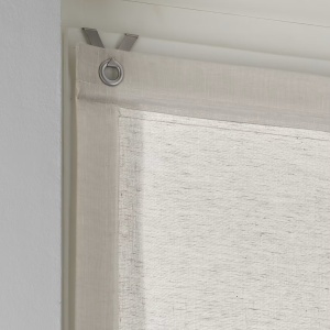 Brondby jaluzea semitransparenta 80x140 cm, 100% poliester, inele de fixare, lavabila 30°C, taupe - Verificat A · Re-Bloom - Img 2