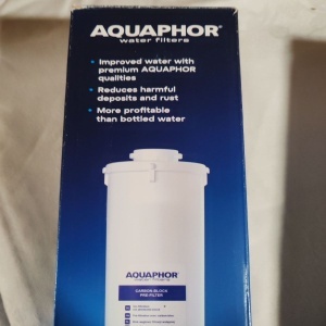 Cartus Aquaphor K2 (K1-02), carbonblock cu argint, aqualen pentru filtru Crystal, Solo, Crystal Quadro Morion Osmo-M-050, Resigilat, Grad A - Img 2