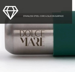 Dolce Mare sucitor silicon/otel inoxidabil, 35x4 cm, antiaderent, fara BPA, miez otel echilibrat, pentru bucatarie/cofetarie - Verificat A · Re-Bloom - Img 3