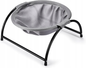 Hamac pisici pat independent, material respirabil, diametru 43 cm, design deschis, usor de mutat - Verificat A · Re-Bloom - Img 2