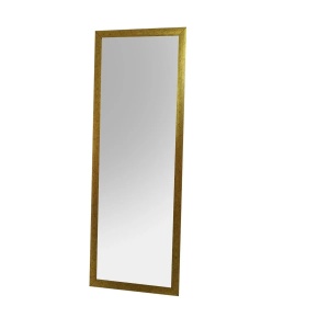 Hanah Home oglinda cheval, rama plastic, fixare perete, 40x105cm, Auriu - Verificat A · Re-Bloom