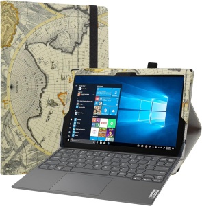 Husa de protectie pentru Lenovo IdeaPad Duet 3i Labanem, piele PU/microfibra, multicolor, 10,3 inchi