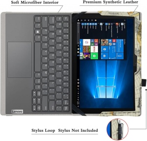 Husa de protectie pentru Lenovo IdeaPad Duet 3i Labanem, piele PU/microfibra, multicolor, 10,3 inchi - Img 3