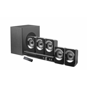 Inovalley sistem home cinema 5.1, DVD player integrat, Bluetooth, 6 boxe surround, negru - Verificat A · Re-Bloom