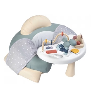 Little Smoby Cosy Seat centru de activitati gonflabil 66x70x41.8 cm, masuta detasabila, oglinzi rotite butoane, 0 luni+, multicolor - Verificat A · Re-Bloom